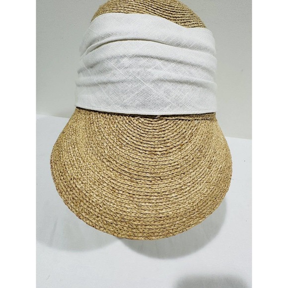 Tommy Bahama Hayden Raffia Ball Cap UPF 50+ One Size Beach Hat Visor